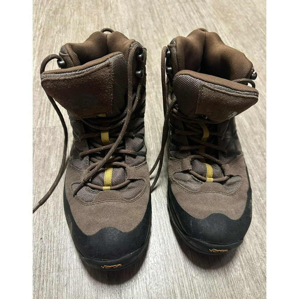 THE NORTH FACE Men's Brown HydroSeal Vibram Hiking Shoes Size 9.5